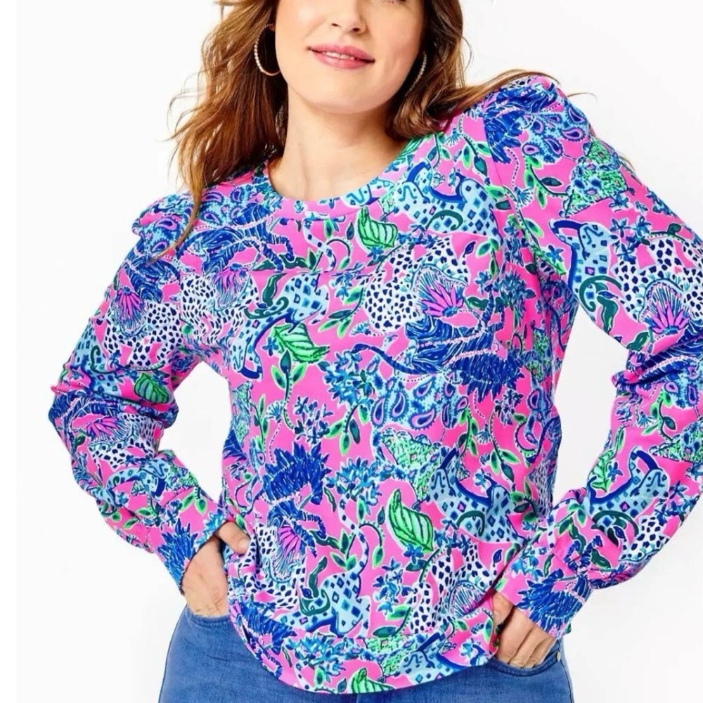 Lilly Pulitzer Jansen Sweatshirt L